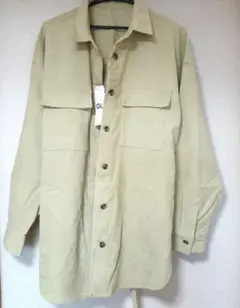 GU　コーデュロイベルテッドオーバーサイズシャツ新品未使用