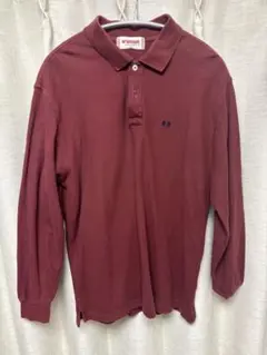 McGregor バーガンディ 長袖ポロシャツ M