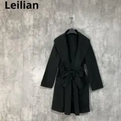 Leilian　トリアセロングコート　ベルト付き　ジャケット　11 日本製のサムネイル