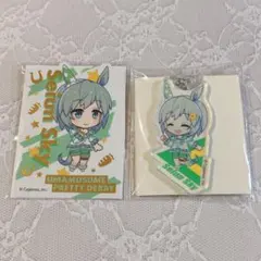 ウマ娘 ダイソー セリア アクリルキーホルダー ステッカー セイウンスカイ