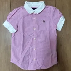 Ralph Lauren 半袖シャツ ピンク　5