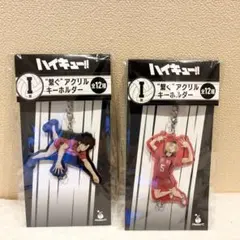 ハイキュー ハッピーくじ I賞 アクリルキーホルダー 音駒高校 ☆セット