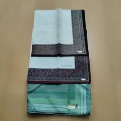 MENSハンカチ　Austin Reed ドット柄 ペイズリー ハンカチ 3枚