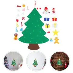 TOYMYTOY 1 セット フェルト クリスマスツリー
