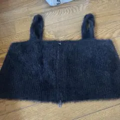 mystic 黒　ニットビスチェ