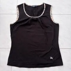 Burberry Blue Label タンクトップ ノバチェック 38 - メルカリ