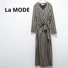 ふじこ★只今出品中様専用 2286　La Modeラ モードスリット入りワンピー