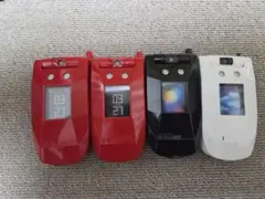 au W11K 携帯電話 赤 黒 白 4台セット　モックアップ　レプリカ 2026年最新】w11k auの人気アイテム - メルカリ