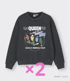 GU ウォッシュドスウェットプルオーバー QUEEN クイーン M