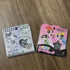 おはじきシール2点セット サンリオ パワパフ