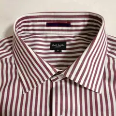 Paul Smith ボルドー/ホワイト 花柄 ストライプ Lサイズ