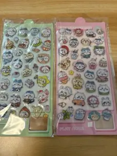 ちいかわ　ぷくぷくシール2枚セット