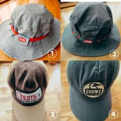 まとめ売りCHUMS（チャムス）キャップ＆ハット 4点セット