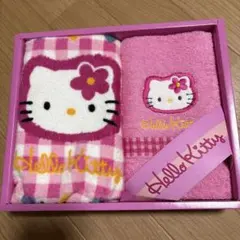 1990年代ハローキティ ウォッシュタオル 2枚セット