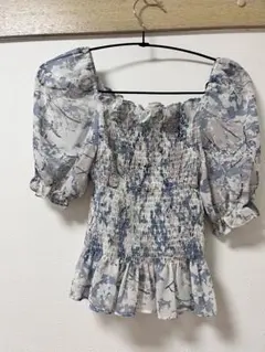 フラワープリント シャツ