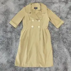 美品49AV JUNKO SHIMADA｜トレンチ プルオーバーワンピース（F）のサムネイル