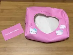 Hello Kitty 窓付きポーチ ピンク サンキューマート