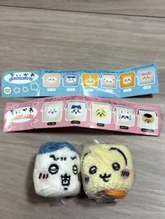 ちいかわ もこもこポーチ　ハチワレ&うさぎ 2点セット
