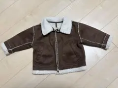 petit main シェルパ襟付きジャケット⭐︎リバーシブル 90