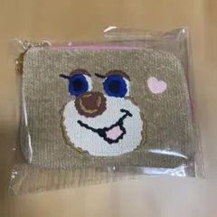 ラブラリーバイフェイラー　ドアップテディガールL字ポーチ
