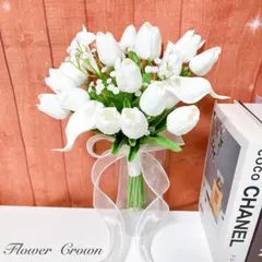 アーティフィシャルフラワーブーケ　ウェディングブーケ 結婚式 ブライダル 造花