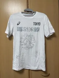 【美品】asics 東京 路線図 Tシャツ XSのサムネイル
