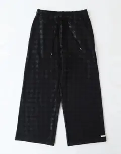 TSTS / GINGHAM PRINT SWEAT PANTS / BLACK - メルカリ