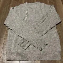 【未使用】無印良品メンズ クルーネックセーター ブラウンSサイズのサムネイル