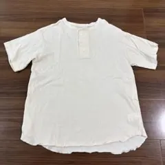 キッズ　Tシャツ 110cm オフホワイト　シンプルのサムネイル