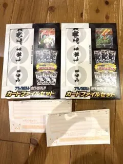 ブラックボルト　ホワイトフレア カードファイルセット 2箱　ポケセン産