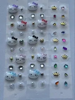 耳ツボジュエリー　60粒　耳ツボシール　貼るピアス　キラキラ