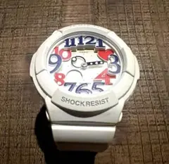 【可動品】baby-G アナログクォーツ BGA-130TR-7B ホワイトのサムネイル
