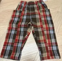 キッズ パンツ チェックパンツ 100 micorrid