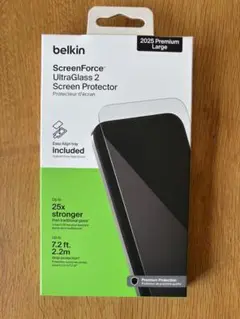 iPhone17 Pro Max用 Belkin 強化ガラスフィルム
