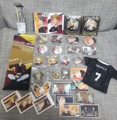 ハイキュー 稲荷崎 宮侑 宮治　バースデイ缶バッジ ラバスト ステッカー他