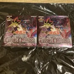 遊戯王 カオスオリジン 2BOX シュリンク付き - メルカリ