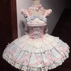 コスプレ　ドレス　 lolita オリジナル 洋服 ロリータ ワンピース