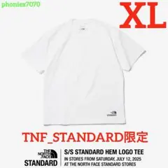 ノースフェイス スタンダード限定 HEM LOGO TEE【XL】ホワイト 白