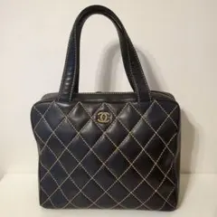 CHANEL♡シャネルワイルドステッチ キルティングバッグ ブラック(黒)