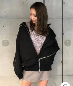 アンビー　バックジップブルゾン