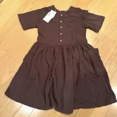【新品タグ付】アプレレクール⭐︎半袖ワンピース 130cm