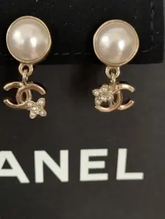 CHANEL シャネル　パール&ココマーク　イヤリング　美品