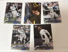 Topps Now MLB 뉴욕 양키스 카드 5장 세트