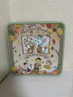ダッフィー 秋のストーリーブック缶 空き缶