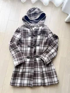 【コート/送料込】フード付きダッフルコート