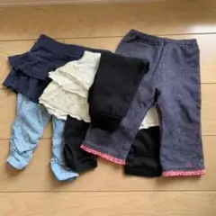 スカッツ、パンツ 4点セット　80-95