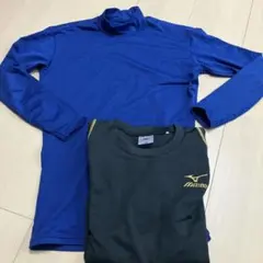 160 Mizuno アンダーシャツ 青　野球