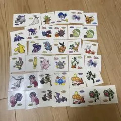 ポケモンシールセット 多数のイラスト