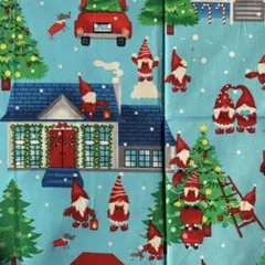 USAコットン クリスマス生地 カットクロス ㉑