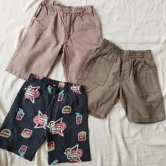 子供用半ズボン3点セット（110cm~120cm）